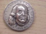 1882 Ben Franklin Pop Out Morgan Silver Dollar Coin