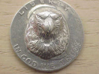 Eagle Head Pop Out Franklin Half Dollar Coin