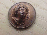 Pop Out Penny Coin Lady Liberty Head