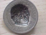 1921 Morgan Silver Dollar Pop Out Coin with Victorian Lady Head