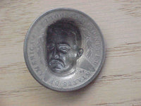 Theodore Roosevelt on 1888 silver Morgan Dollar POP OUT REPOUSSE Coin