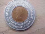 1966 Windsor Canadian Whiskey Encased Coin